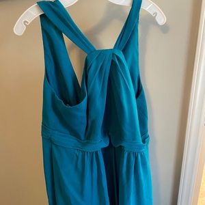 David’s bridal turquoise bridesmaid dress
